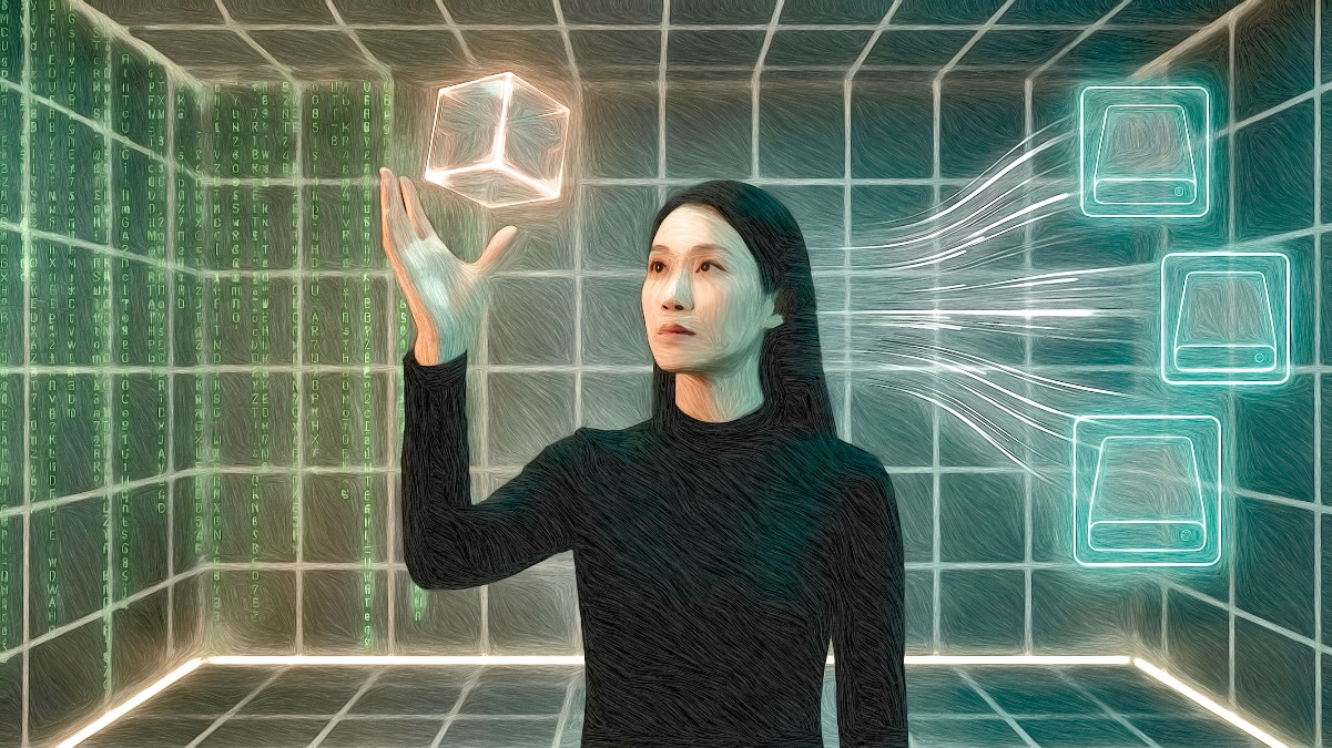 Human and AI collaboration representing the PRSN philosophy